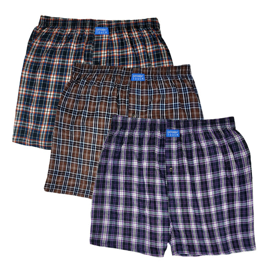 Big & Tall men’s boxer shorts – full-size range S–6XL cotton pack