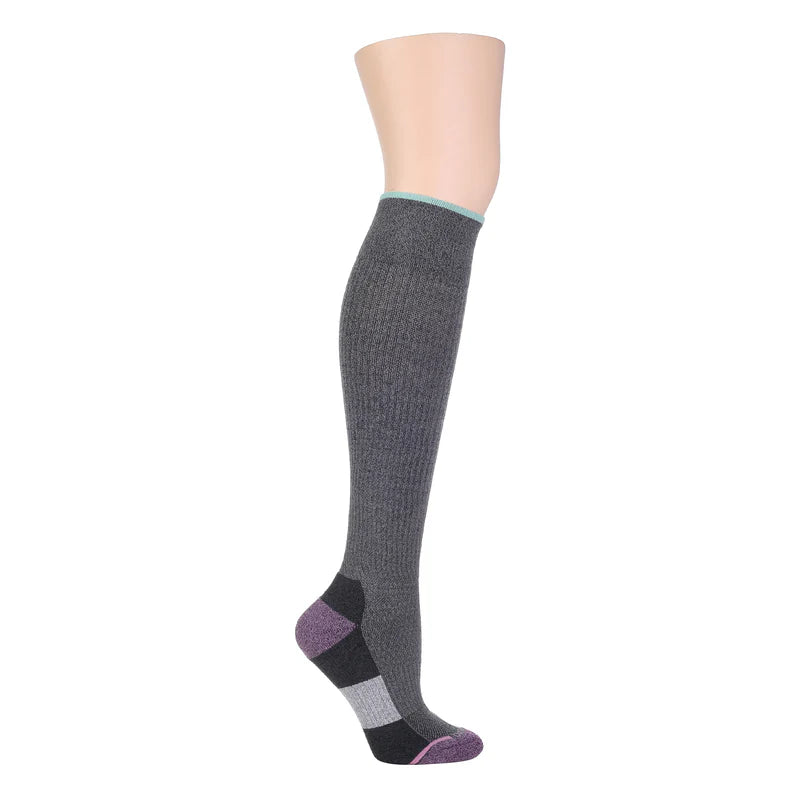 Compression Knee-High Socks for Women | Outdoor Half-Cushion | 8–15 mmHg | Dr. Motion (1 Pair)