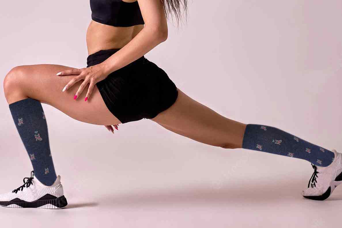 Knee High Compression Socks | Puppy Design | Women's (1 Pair)