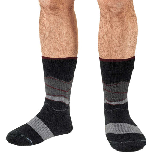 Dr. Motion compression socks worn by active adult for all-day comfort