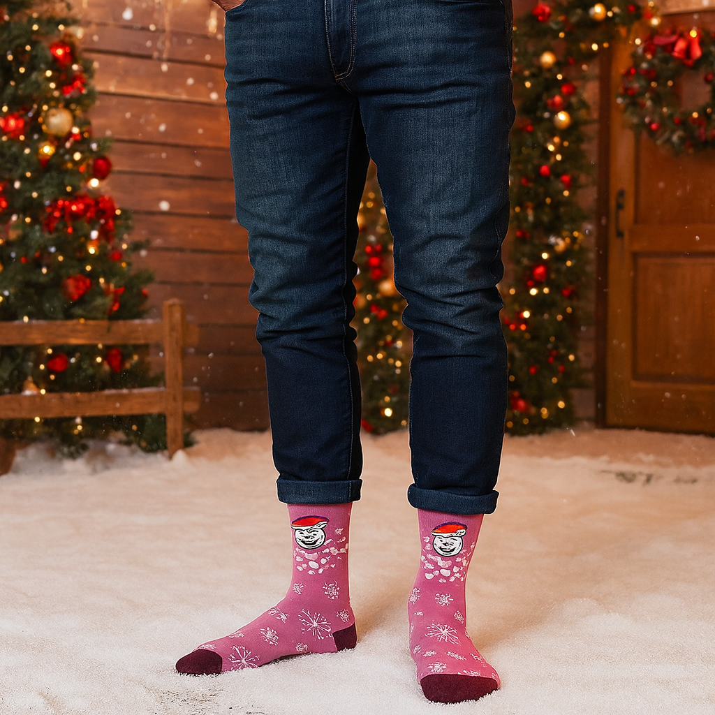 Christmas gift socks for men – festive boxed sock set