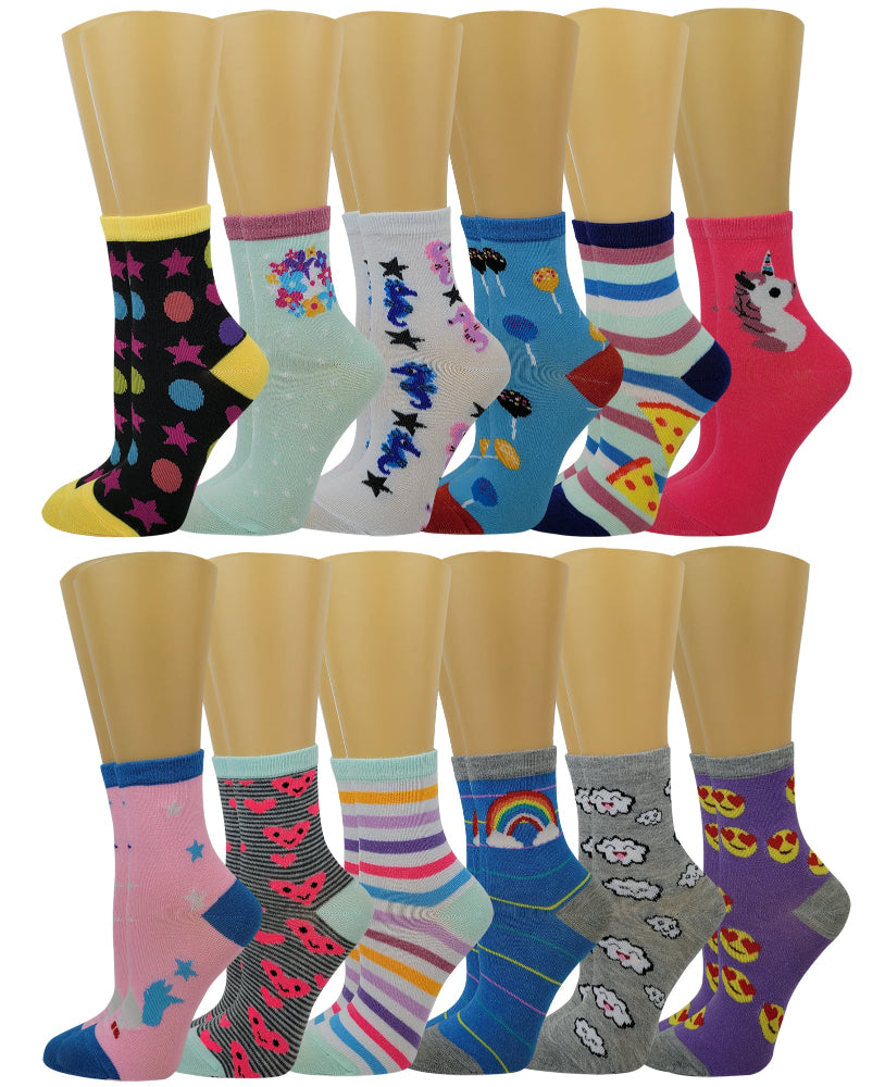 Kids wearing stretchy novelty socks with comfortable fit