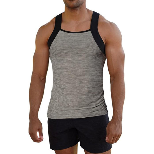 Square Cut G-unit Style Tank Top for Men 
