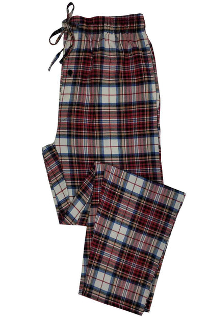 Cotton Lounge Pajama Pants for Men | Plaid S-6XL | Different Touch
