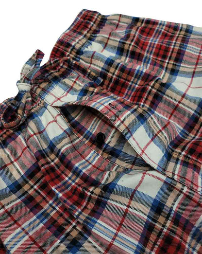 Cotton Lounge Pajama Pants for Men | Plaid S-6XL | Different Touch