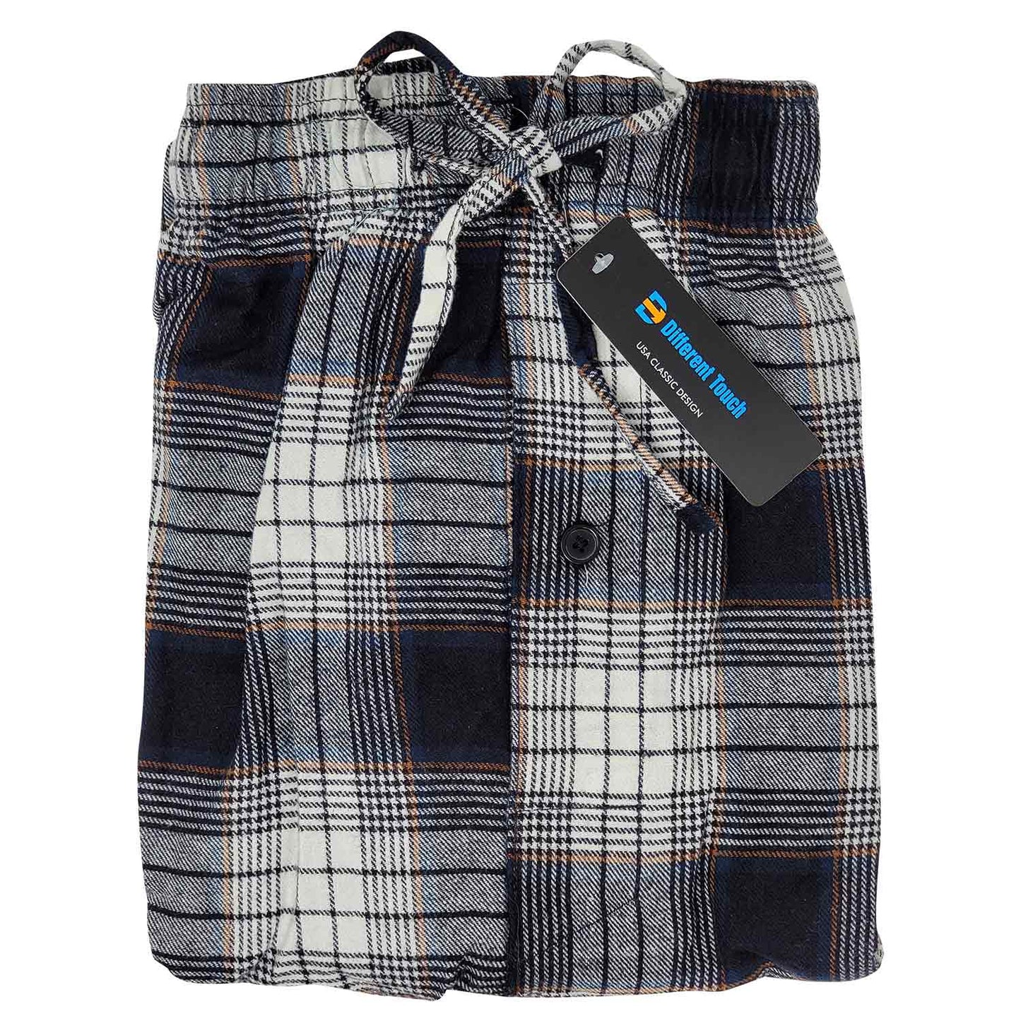 Cotton Lounge Pajama Pants for Men | Plaid S-6XL | Different Touch