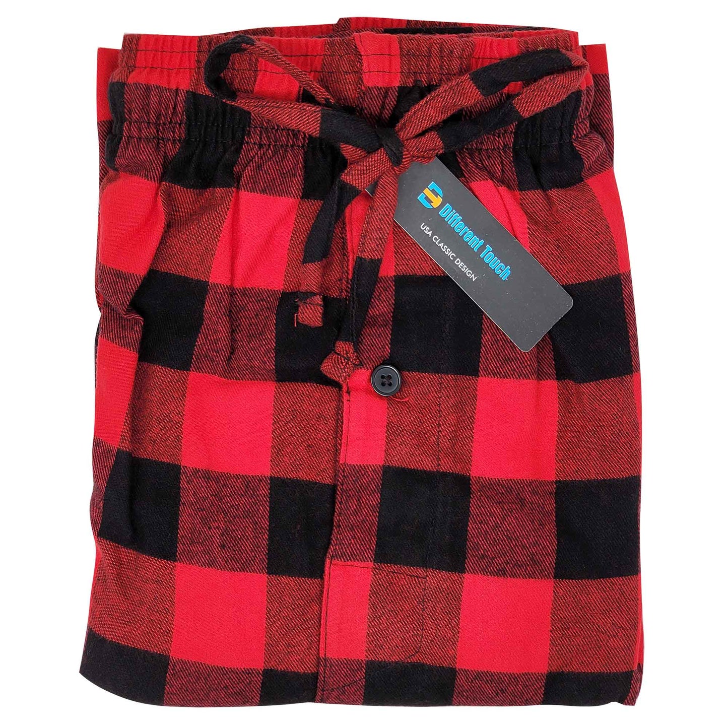 Cotton Lounge Pajama Pants for Men | Plaid S-6XL | Different Touch
