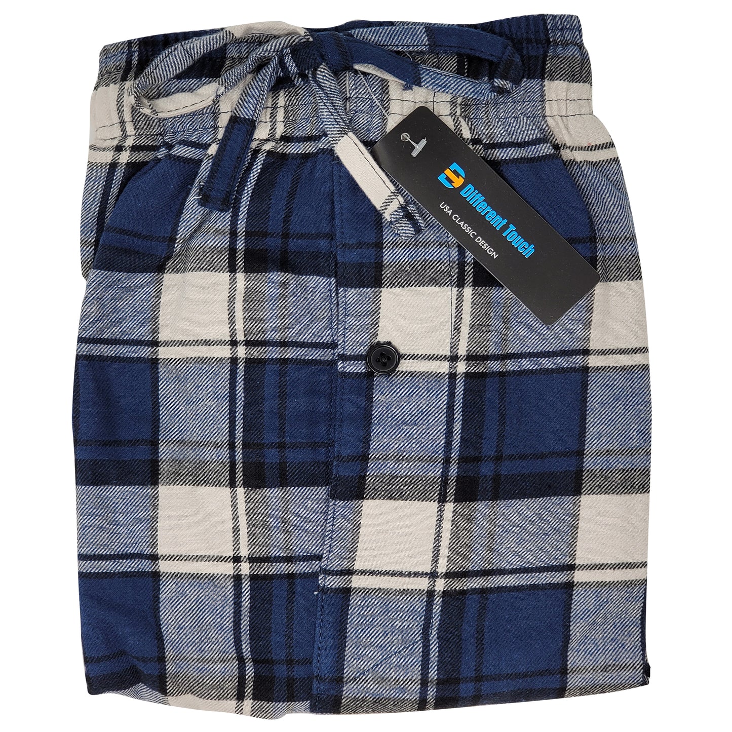 Cotton Lounge Pajama Pants for Men | Plaid S-6XL | Different Touch
