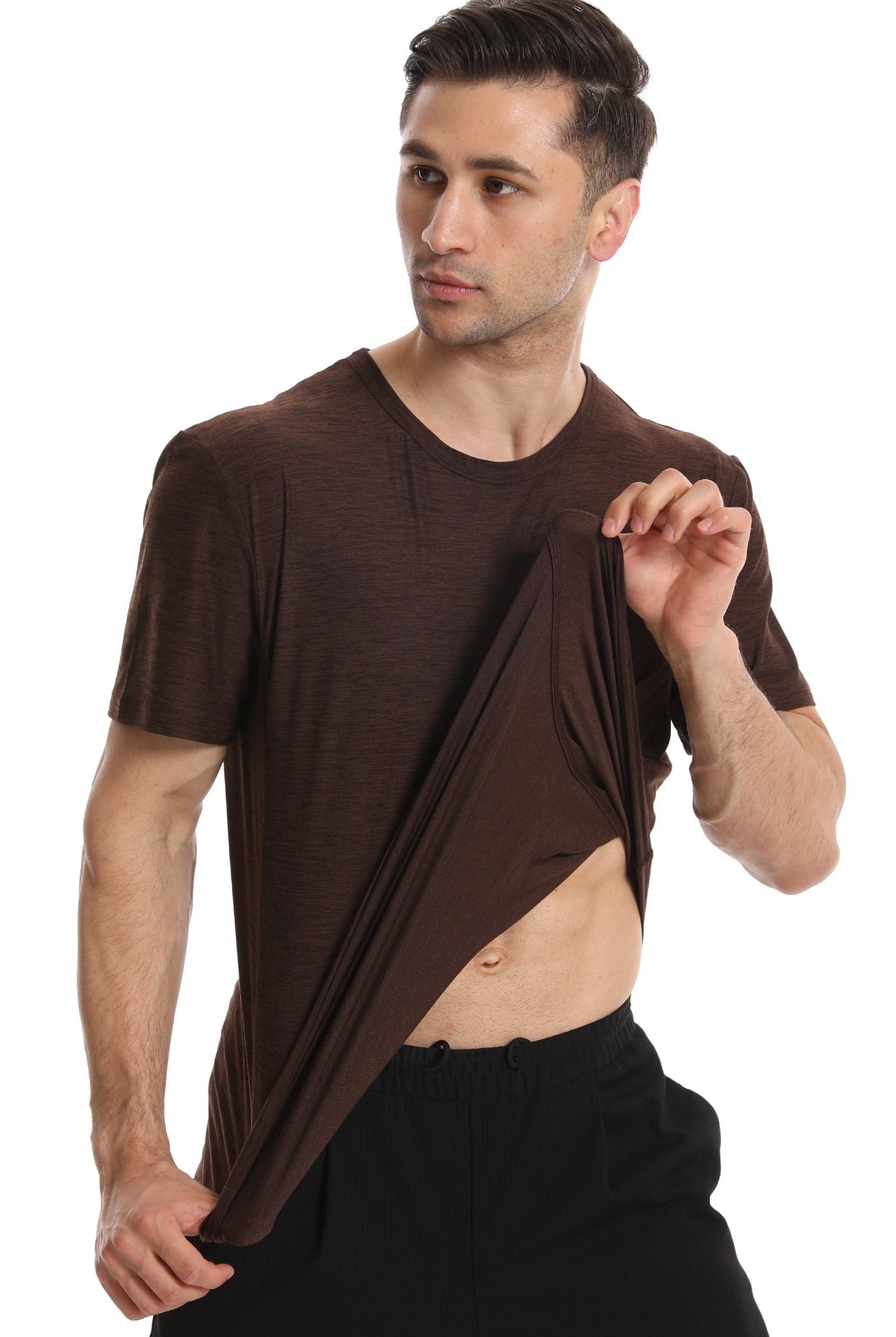 Breathable men’s performance t-shirt short sleeve