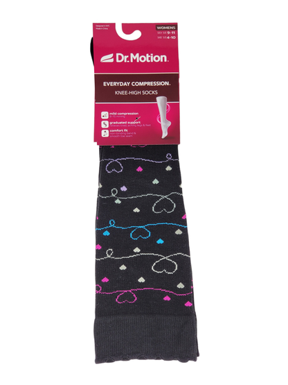 Knee-High Compression Socks | Heart Line | Women's (1 Pair)