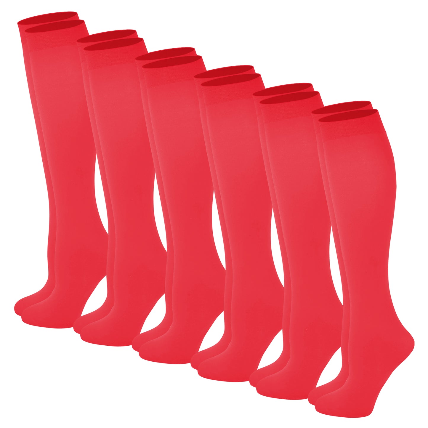 Knee-High Trouser Socks | Opaque Assorted | Sumona Womens (12 Pairs)