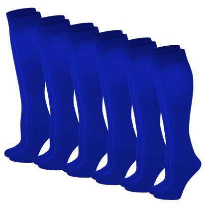 Knee-High Trouser Socks | Opaque Assorted | Sumona Womens (12 Pairs)