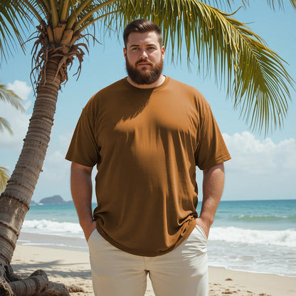 Men’s Big & Tall t-shirt length and relaxed fit example