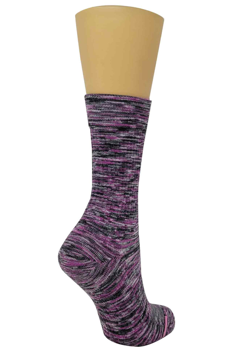 Spacedye half-cushion compression socks for women athletic wear