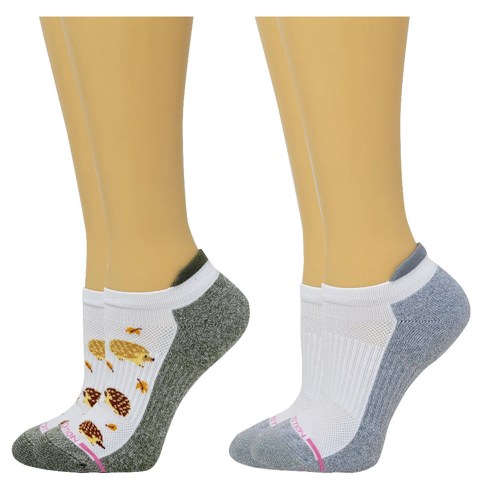 two ankle compression socks 