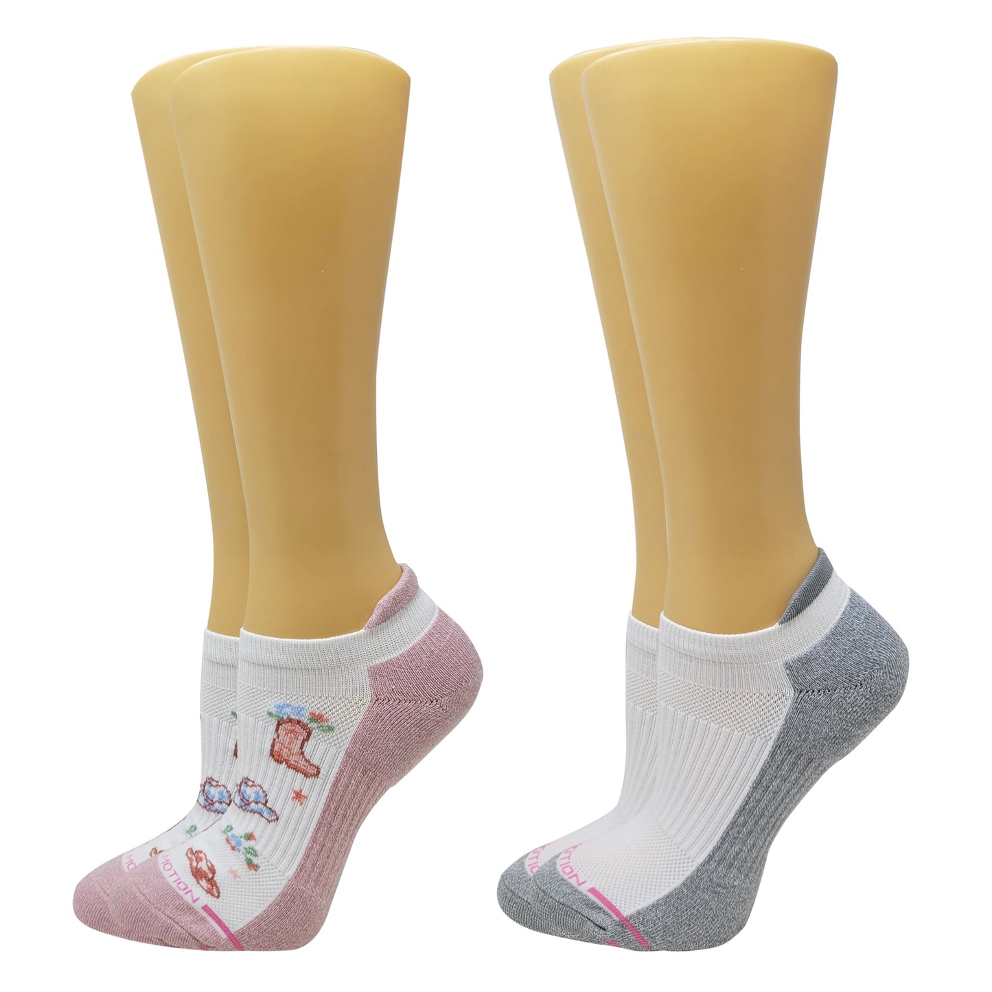 Ankle Compression Socks | Cowgirl| Dr. Motion (2 Pack)