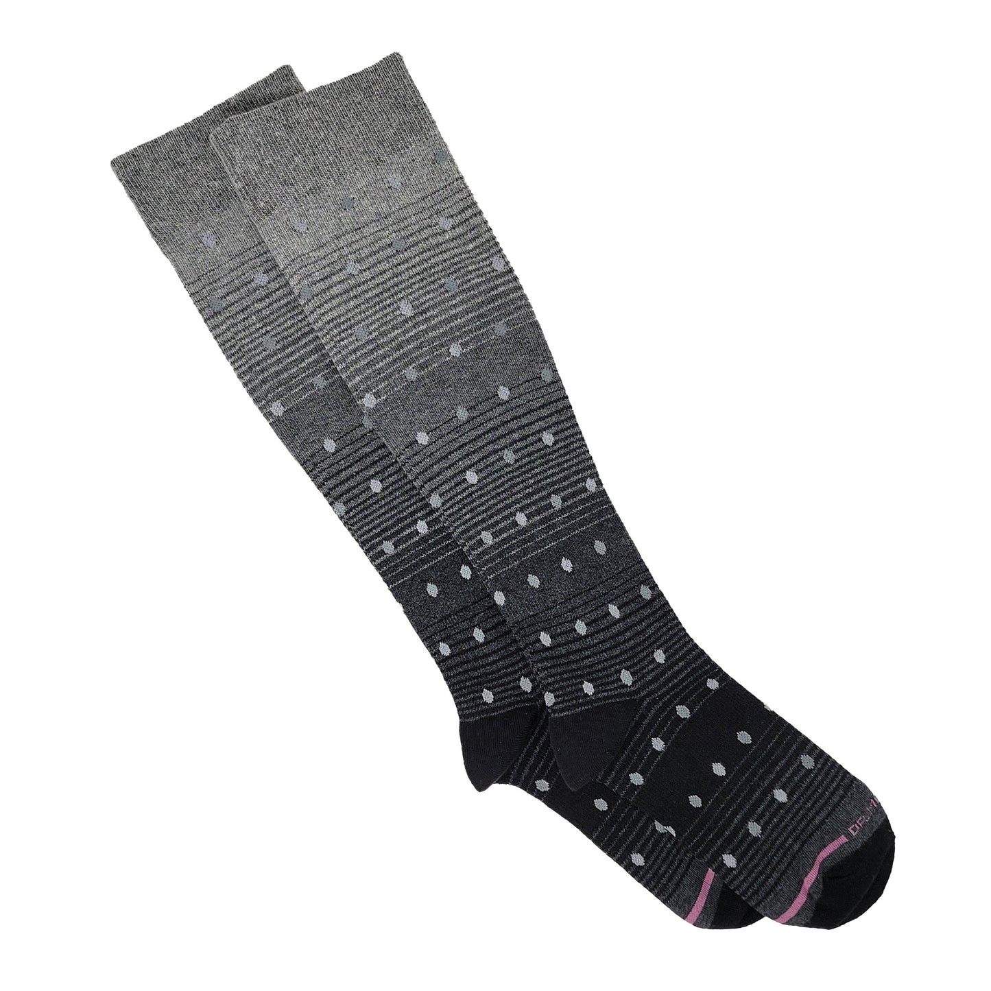 Moderate 15-20 mmHG Compression Knee-High Socks| Polka Dots| Women's
