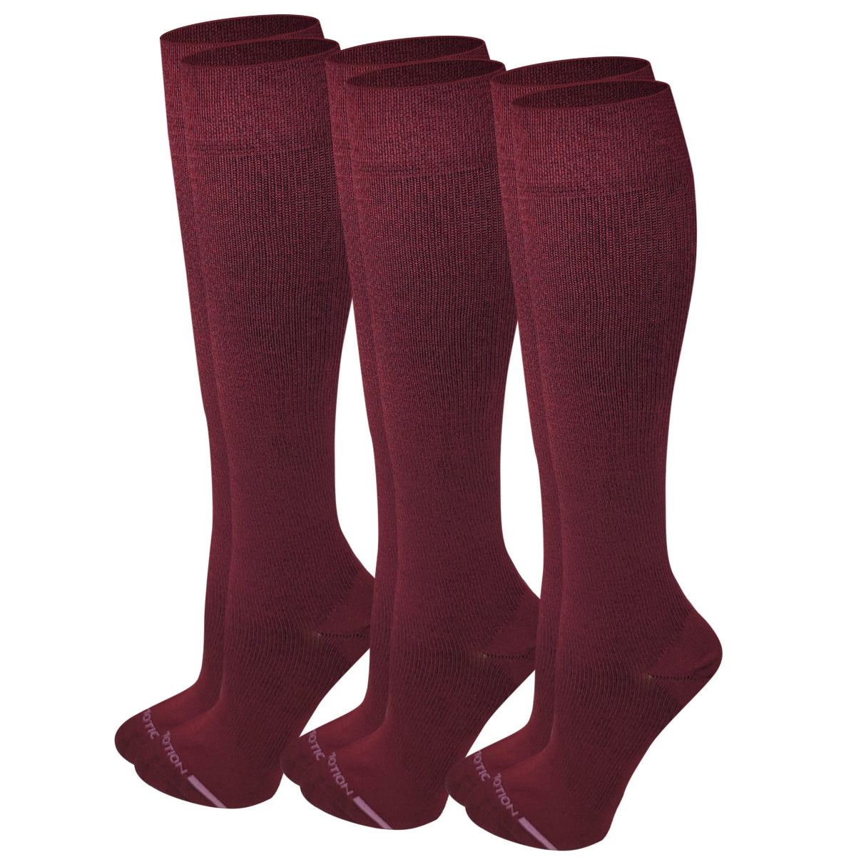 Dr. Motion women’s knee-high compression socks bamboo fabric