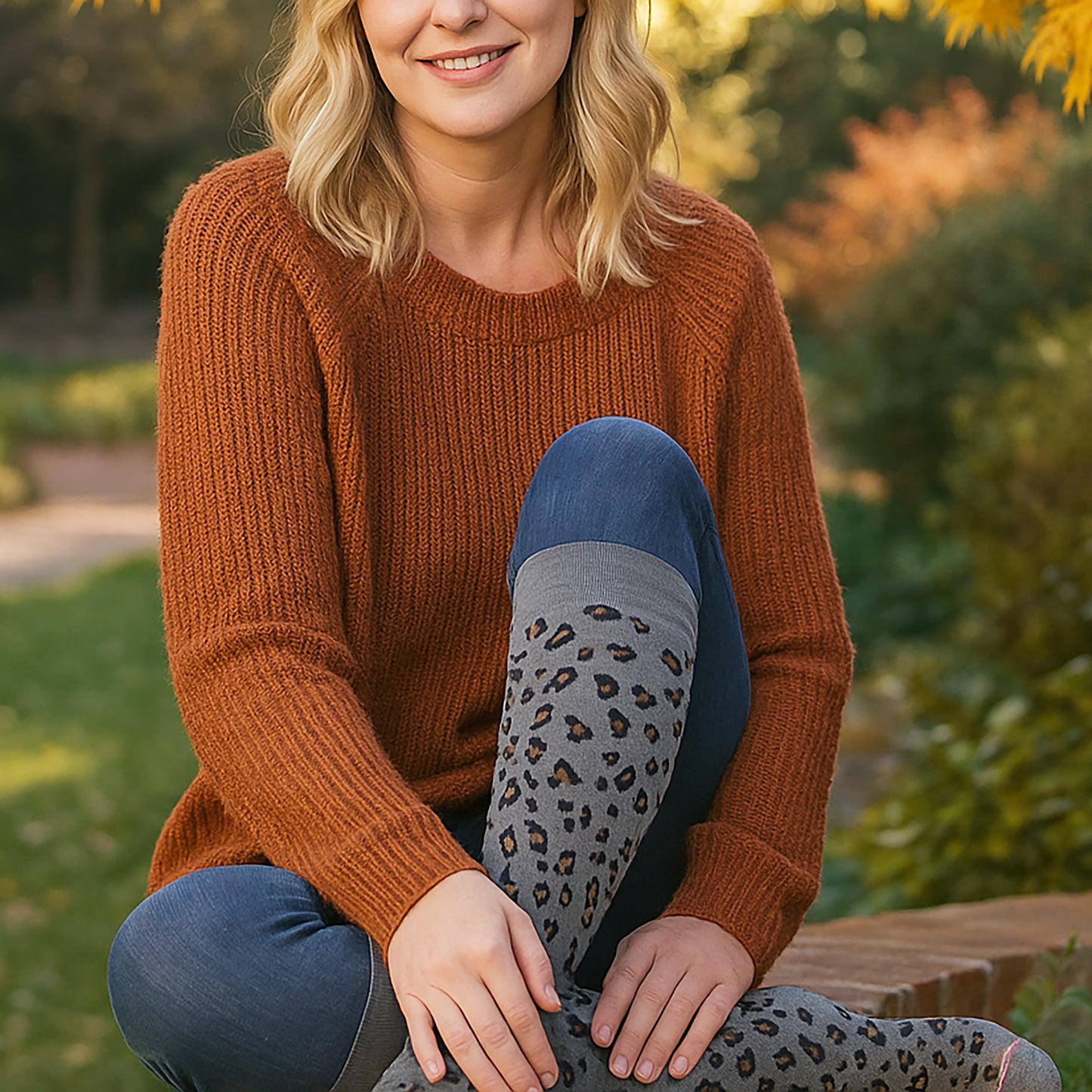 Knee High Compression Socks |Grey Heather| Women's (1 Pair)