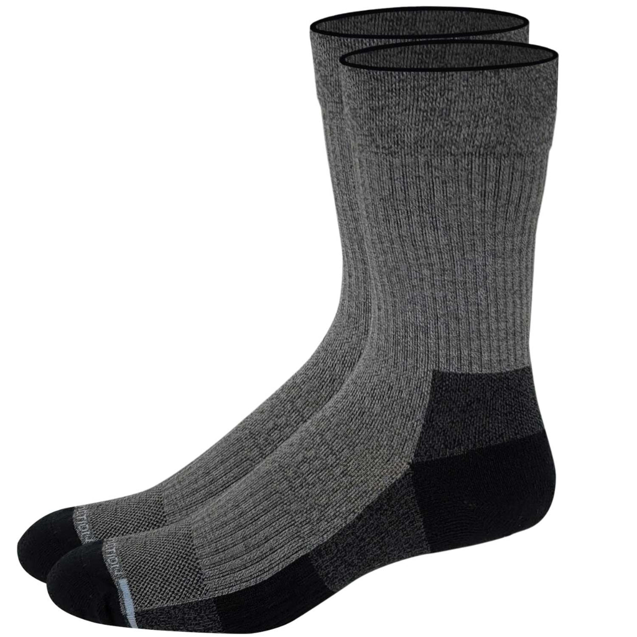 Color block compression crew socks for men with anti-odor and cushioned comfort
