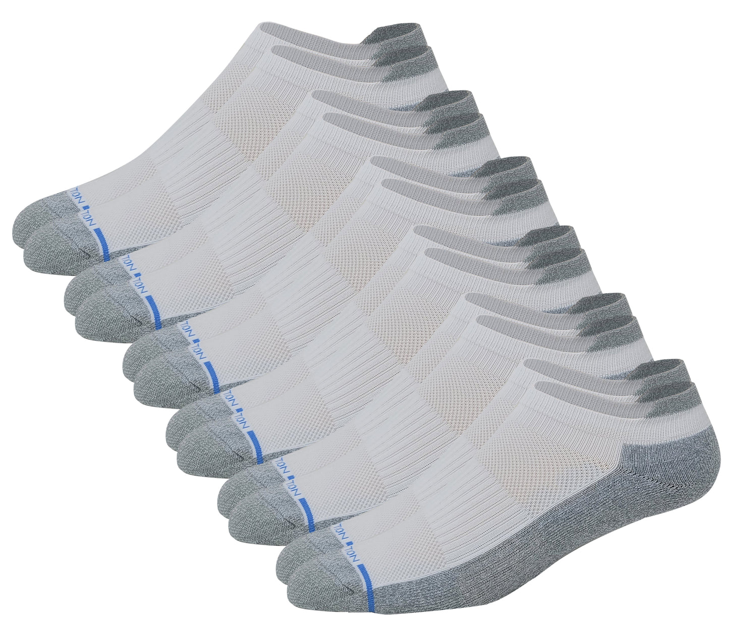 Men’s Ankle Compression Socks | Basic Solid Colors | Dr. Motion (6-Pack)