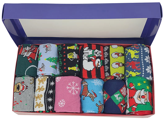 Men’s festive dress socks – argyle, stripes, and polka dot patterns