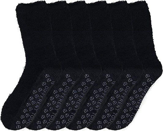 DIFFERENT TOUCH non-slip socks with skid-resistant grip soles
