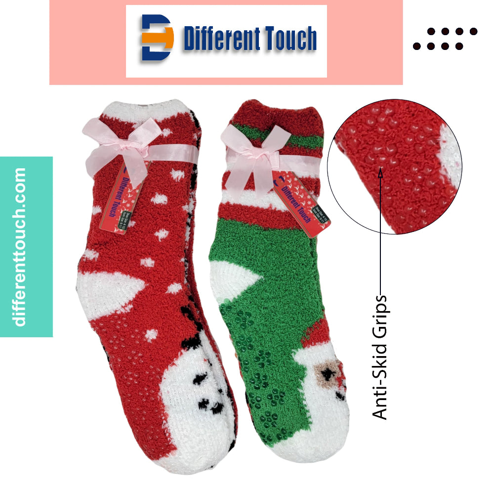 Different Touch non-skid fuzzy socks – perfect for winter comfort and gifting