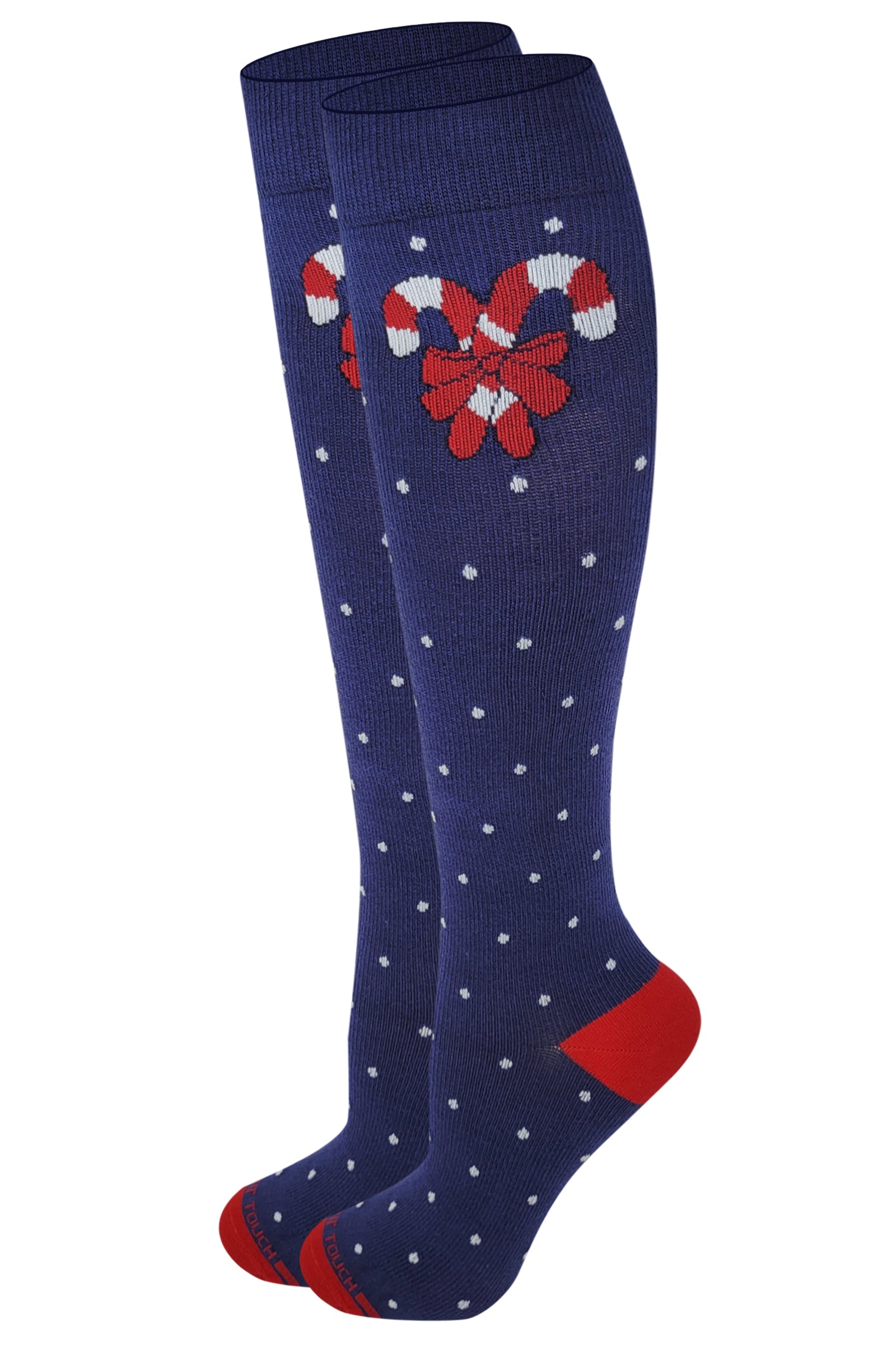 women's Compression Knee High Socks | Christmas Design
