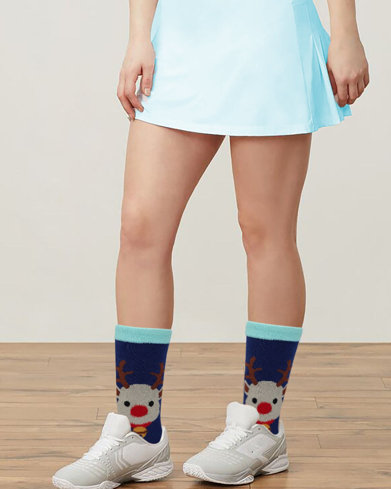 Festive novelty crew socks for women – great Christmas gift idea