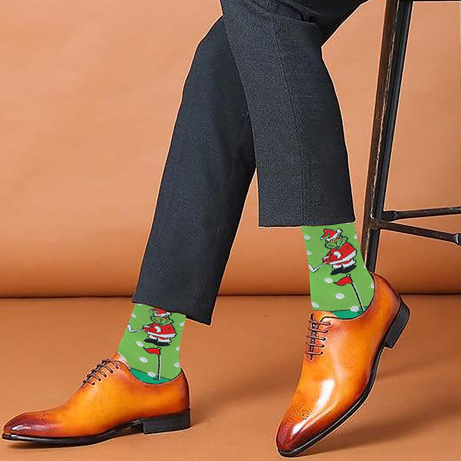 Men’s patterned dress socks – holiday edition 12-pair collection