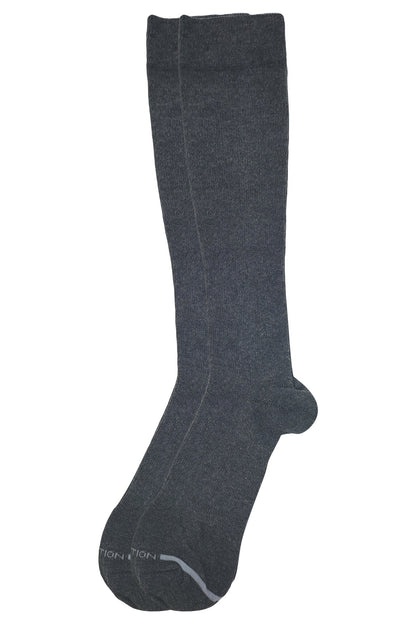 Seamless reinforced toe on Dr. Motion men’s compression knee high socks